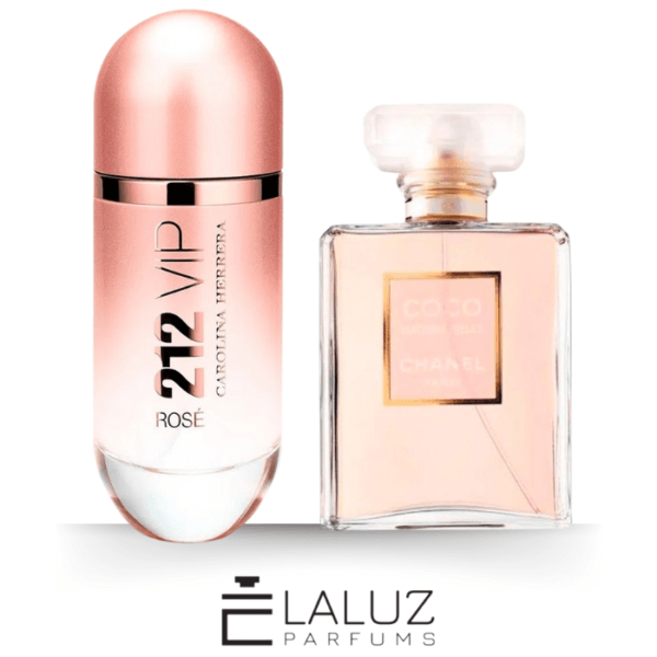 Combo de 2 Perfumes 100ml - 212 VIP Rosé e Coco Chanel Mademoiselle