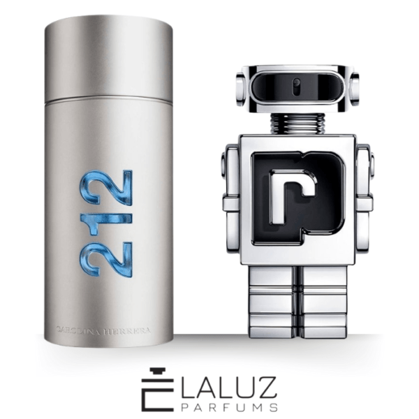 Combo de 2 Perfumes 100ml - 212 Men e Phantom