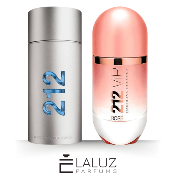 Combo de 2 Perfumes 100ml - 212 Men e 212 VIP Rosé