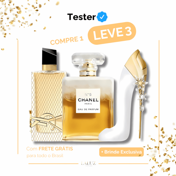 Combo de 3 Perfumes Libre Edition 2024, Chanel Nº 5 limited, Good Girl Sparkling Ice